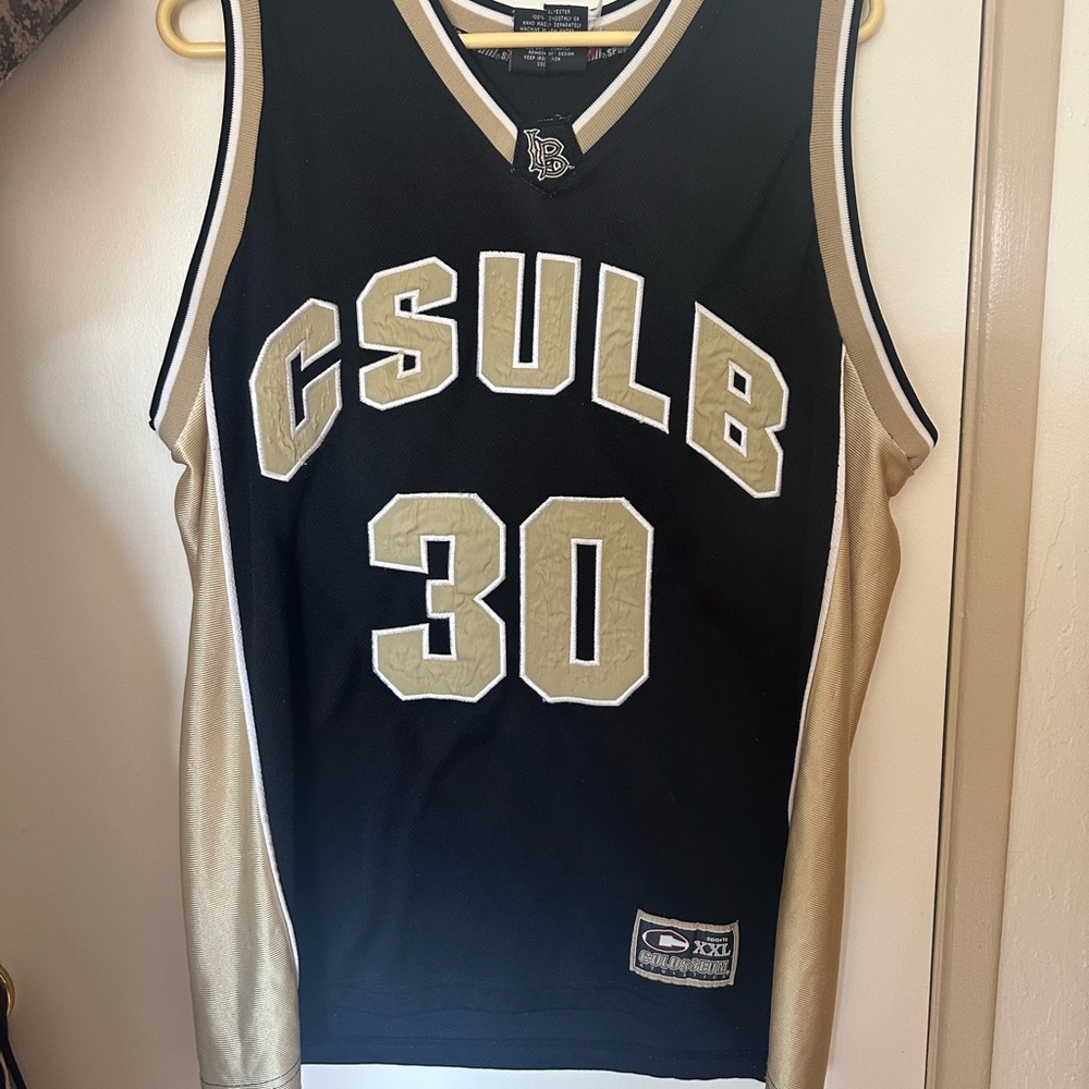 CSULB #30 Black & Gold Basketball Jersey